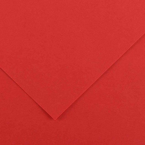 4908-PAQUETE 25 HOJAS CARTULINA IRIS 50X65 185G ROJO GUARRO CANSON C200040228