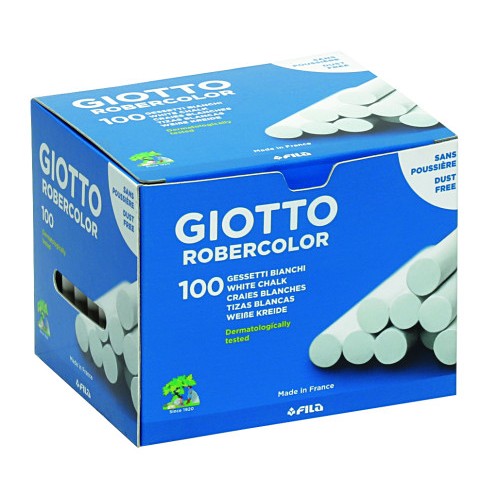 4912-CAJA 100 TIZAS BLANCAS GIOTTO F538800