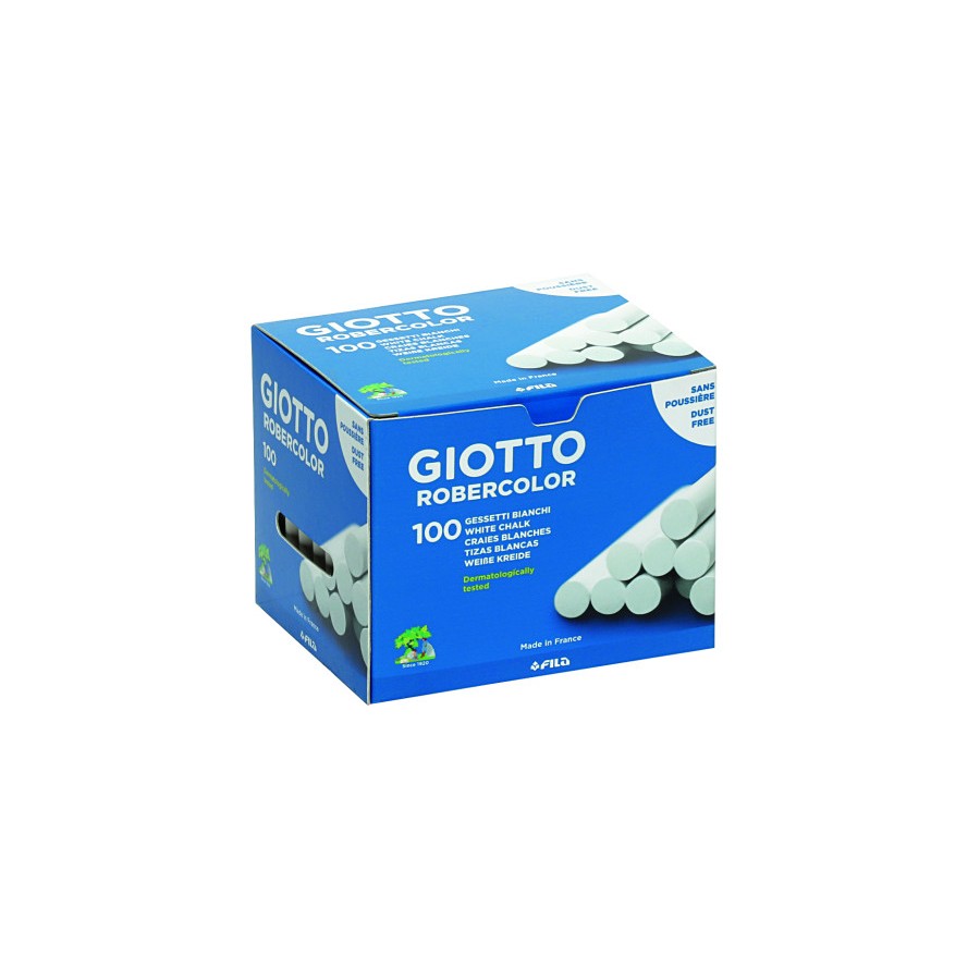 4912-CAJA 100 TIZAS BLANCAS GIOTTO F538800