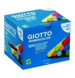 4915-CAJA 100 TIZAS COLORES SURTIDOS GIOTTO F539000