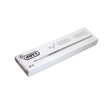 4960-ESTUCHE 12 PINCELES ARTISTICOS PELO PONEY No 3 JOVI 8203