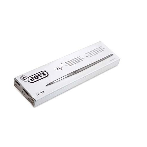 4967-ESTUCHE 12 PINCELES ARTISTICOS PELO PONEY No 10 JOVI 8210