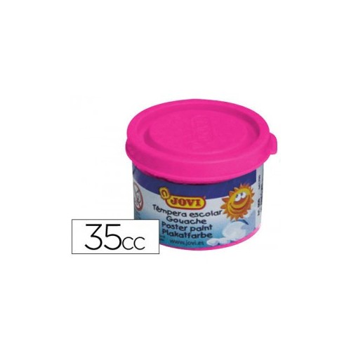 4974-ESTUCHE TEMPERA ESCOLAR 5 BOTES 35 ML - MAGENTA JOVI 50308