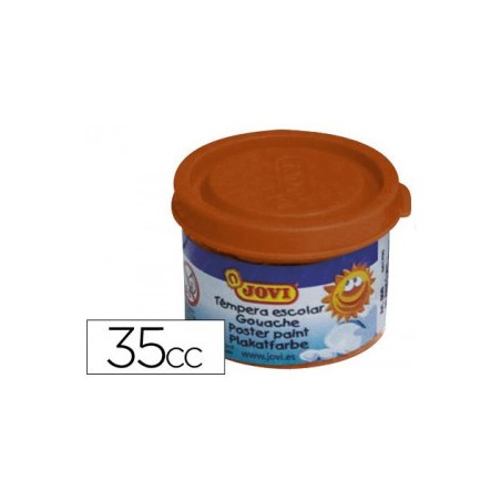 4976-ESTUCHE TEMPERA ESCOLAR 5 BOTES 35 ML - MARRON JOVI 50312
