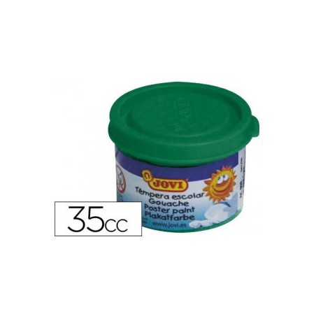 4978-ESTUCHE TEMPERA ESCOLAR 5 BOTES 35 ML - VERDE OSCURO JOVI 50319