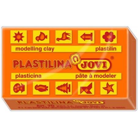 4997-CAJA 30 PASTILLAS PLASTILINA 50 G - NARANJA JOVI 7004