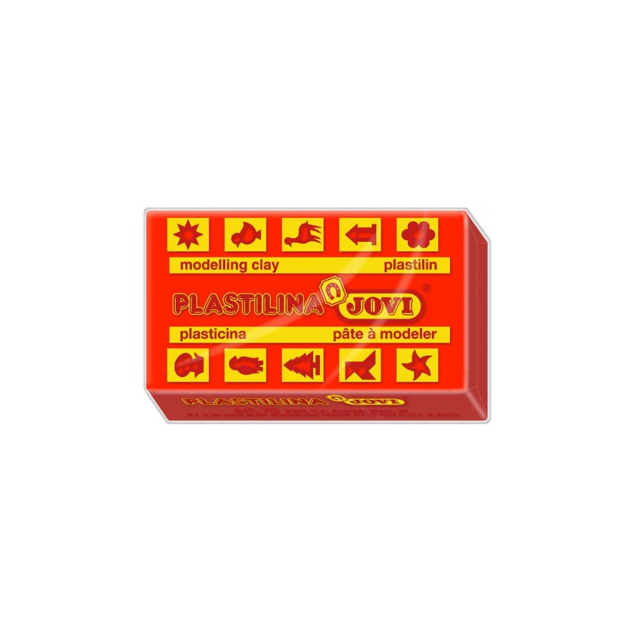 4998-CAJA 30 PASTILLAS PLASTILINA 50 G - ROJO JOVI 7005