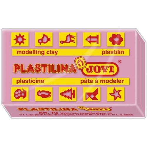 4999-CAJA 30 PASTILLAS PLASTILINA 50 G - ROSA JOVI 7007