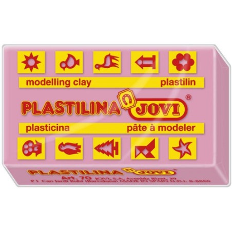 4999-CAJA 30 PASTILLAS PLASTILINA 50 G - ROSA JOVI 7007
