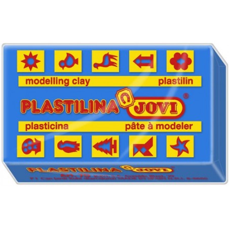 5005-CAJA 30 PASTILLAS PLASTILINA 50 G - AZUL OSCURO JOVI 7013