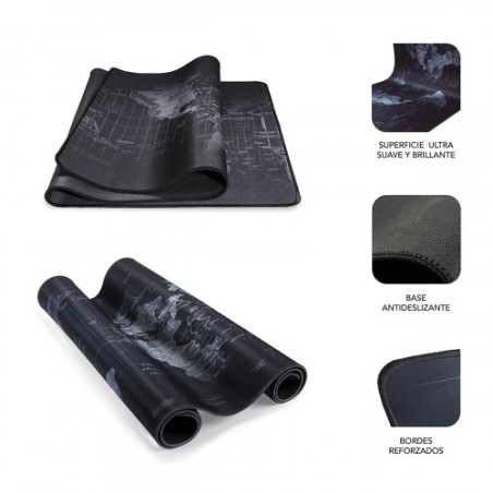 5065-SUBBLIM Alfombrilla Raton World XL Mouse Pad