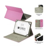 5071-SUBBLIM Funda Tablet Clever Stand Tablet Case 10,1" Pink