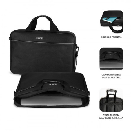 5101-SUBBLIM Maletin con Raton Select Pack Wired Mouse USB + Laptop bag 15,6"