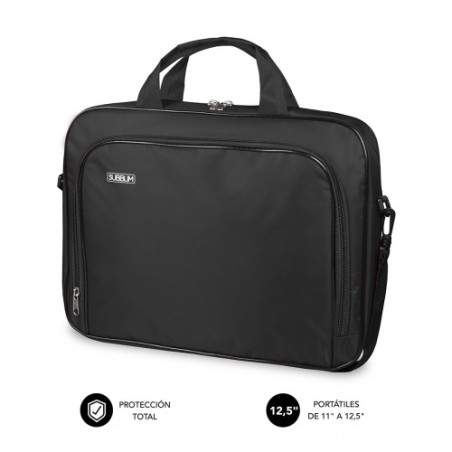 SUBBLIM Maletin Ordenador Oxford Laptop Bag 11-12,5" Black