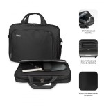 SUBBLIM Maletin Ordenador Oxford Laptop Bag 13,3"-14" Black