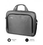5115-SUBBLIM Maletin Ordenador Oxford Laptop Bag 15,4-16" Grey