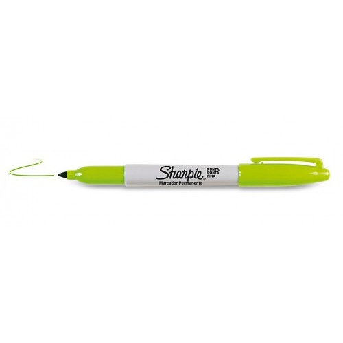 5138-MARCADOR FINE VERDE LIMA SHARPIE 2025037