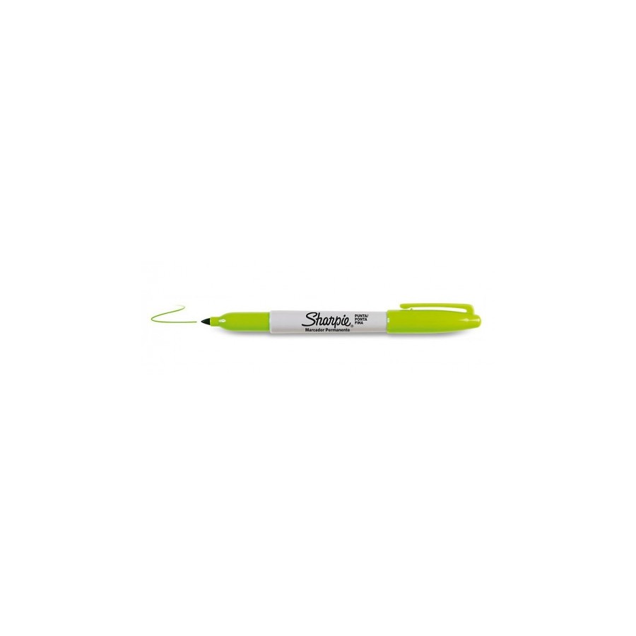5138-MARCADOR FINE VERDE LIMA SHARPIE 2025037