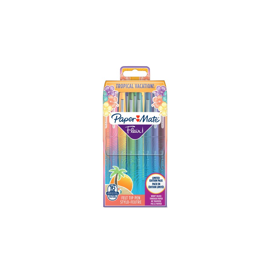 5148-PACK 16 ROTULADORES FLAIR ORIGINAL TROPICAL PAPER MATE 2061396