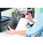 521-Fellowes 9977804 kit de limpieza para computadora Teclado, Impresora, Universal Limpiador de aire comprimido para li