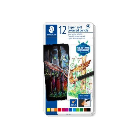 5216-ESTUCHE DE METAL CON 12 LAPICES, COLORES SURTIDOS STAEDTLER 149C M12