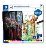 5218-ESTUCHE DE METAL CON 24 LAPICES, COLORES SURTIDOS STAEDTLER 149C M24