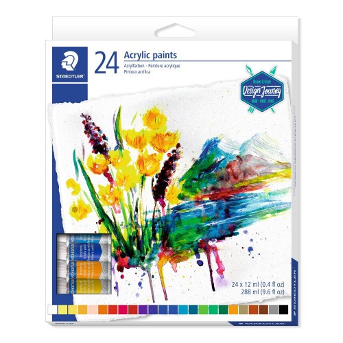 5232-ESTUCHE DE CARTON CON 24 TUBOS DE COLORES SURTIDOS STAEDTLER 8500 C24