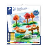 5236-ESTUCHE DE CARTON CON 24 TUBOS DE ACUARELAS, COLORES SURTIDOS STAEDTLER 8880 C24
