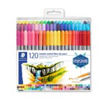 5240-ESTUCHE DE PLASTICO CON 120 ROTULADORES, COLORES SURTIDOS STAEDTLER 3200 TB120