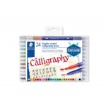 5246-ESTUCHE DE PLASTICO CON 24 ROTULADORES, COLORES SURTIDOS STAEDTLER 3005 TB24