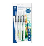 5252-BLISTER CON 4 PINCELES REDONDO FINO, REDONDO MEDIO, REDONDO LARGO, BISELADO STAEDTLER 949-SBK4-C