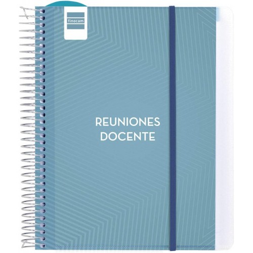 5262-LIBRETA REUNIONES DOCENTE 1/4 ESPANOL FINOCAM 5340800 ATEMPORAL