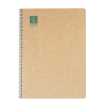 5264-CUADERNO ESPIRAL DIN-A5 RECICLADO FSC 50 HOJAS 80G. HORIZONTAL CON MARGEN.GREEN ESCOLOFI 130210704