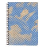 5269-CUADERNO ESPIRAL DIN-A4 RECICLADO FSC 80 HOJAS 80G. CUADRICULA 5X5. 4 ELEMENTS - AIR ESCOLOFI 130100300
