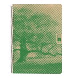 5270-CUADERNO ESPIRAL DIN-A4 RECICLADO FSC 80 HOJAS 80G. CUADRICULA 5X5. 4 ELEMENTS - EARTH ESCOLOFI 130100400