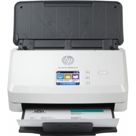 HP Scanjet Pro N4000 snw1 Escaner alimentado con hojas 600 x 600 DPI A4 Negro, Blanco