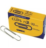 5284-CAJA 100 CLIP NIQUELADO 32 MM U200304 UMEC