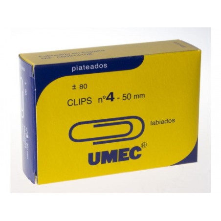 5288-CAJA 80 CLIP PLATEADO 50MM U201400 UMEC