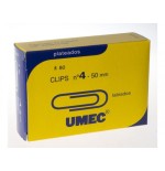 5288-CAJA 80 CLIP PLATEADO 50MM U201400 UMEC