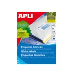 5291-CAJA 100 HOJAS ETIQUETA BLANCA ILC 38X21.2 1283 APLI