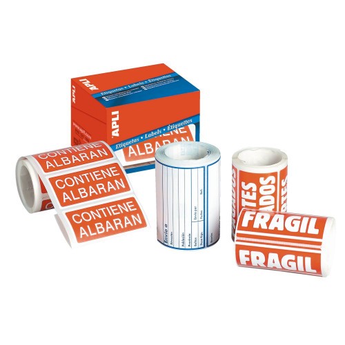 5337-ROLLO 200 ETIQUETAS "CONTIENE ALBARAN" 295 APLI