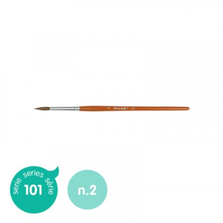 5348-PINCEL ESCOLAR REDONDO SERIE 101, No 2 MILAN 80302