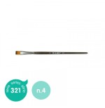 5365-PINCEL SINTETICO PLANO SERIE 321, No 4 MILAN 80476