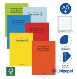 5391-LIBRETA GRAPADA GOFRADA A5+ 48 HOJAS 90GR. 4X4 COLORES SURTIDOS PAPYRUS 88430599