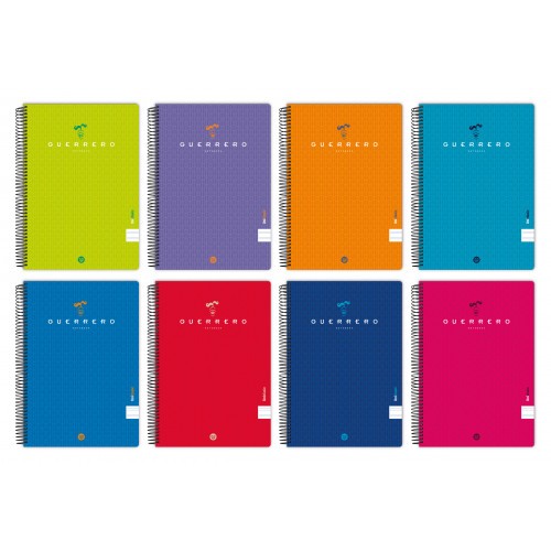 5393-CUADERNO TAPA BLANDA UNICLASIC FOLIO 80 HOJAS 90GR. 4X4 COLORES SURTIDOS GUERRERO 88440199
