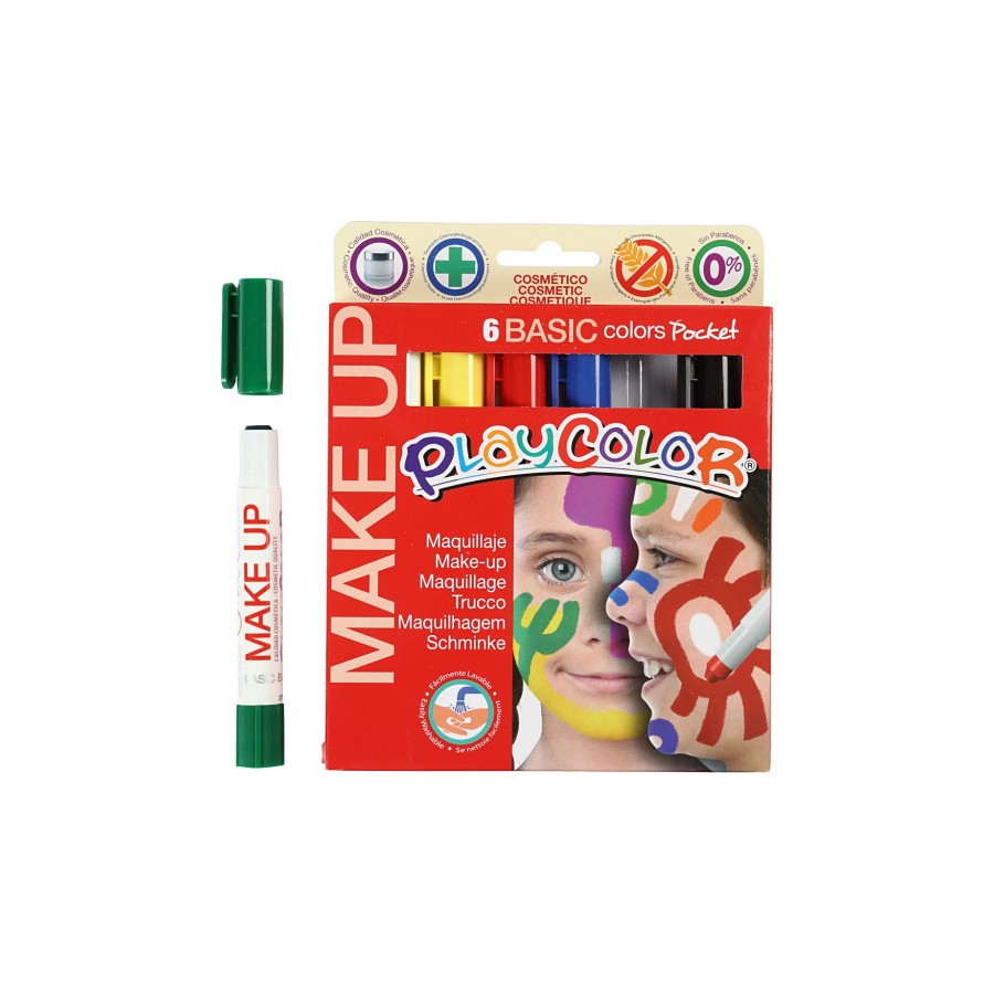 POCKET MAKE UP BASIC 6 COLORES SURTIDOS PLAYCOLOR 01001