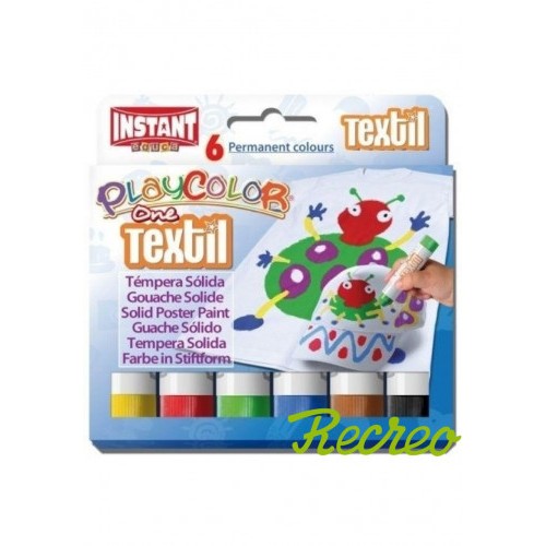 5424-ESTUCHE TEXTIL ONE 6 COLORES SURTIDOS PLAYCOLOR 10401