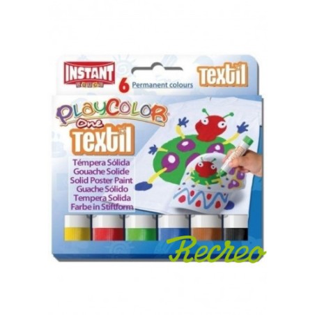 5424-ESTUCHE TEXTIL ONE 6 COLORES SURTIDOS PLAYCOLOR 10401