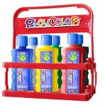5428-FINGER PAINT BASIC PARA 6 BOTELLAS 500ML. BASKET 6 COLORES PLAYCOLOR 17791