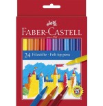 5442-ESTUCHE CARTON 24 ROTULADORES ESCOLARES FABER CASTELL 554202